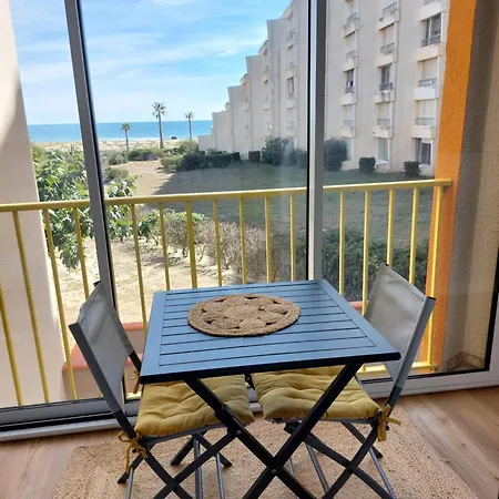 Studio Avec Loggia Vue Mer Et Acces Plage, Wifi Tv Le Barcares Exterior photo